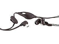 simvalley MOBILE Stereo-In-Ear-Headset für Mini-USB-Anschluss, mit Lautstärkeregler