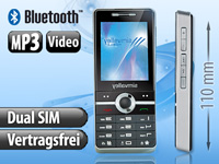 simvalley MOBILE Dual-SIM Multimedia-Handy SX-340 MUSIC VERTRAGSFREI
