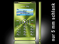simvalley MOBILE Mini-Handy RX-380 "Pico X-SLIM GREEN"