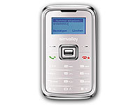 simvalley MOBILE Mini-Handy RX-180 "Pico INOX WHITE" VERTRAGSFREI