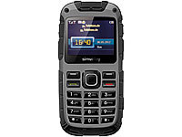 simvalley MOBILE GPS-Outdoor-Handy XT-930, Dual-SIM, VERTRAGSFREI; Notruf-Handys 