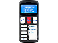 simvalley MOBILE Komfort-Mobiltelefon XL-901 mit Garantruf; Dual-SIM-Outdoor-Handys 