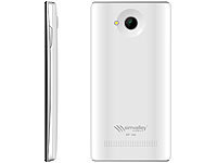 simvalley MOBILE Akkufach-Abdeckung/Wechsel-Rückseite SP-142 weiß; Android-Handys 