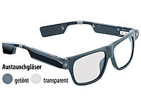 simvalley MOBILE Smart Glasses SG-100.bt mit Bluetooth und 720p HD
