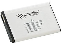 simvalley MOBILE Akku 280 mAh für Mini-Handy "Pico X-SLIM" RX-380