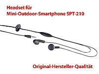 simvalley MOBILE Stereo-Headset für Mini-Outdoor-Smartphone SPT-210