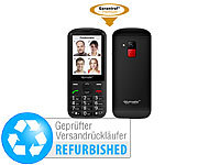 simvalley MOBILE Komfort-Handy mit Garantruf Premium, Versandrückläufer; Scheckkartenhandys Scheckkartenhandys 
