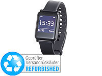 simvalley MOBILE Smartwatch mit Bluetooth 4.0, Fitness, Pulsmessung (refurbished)